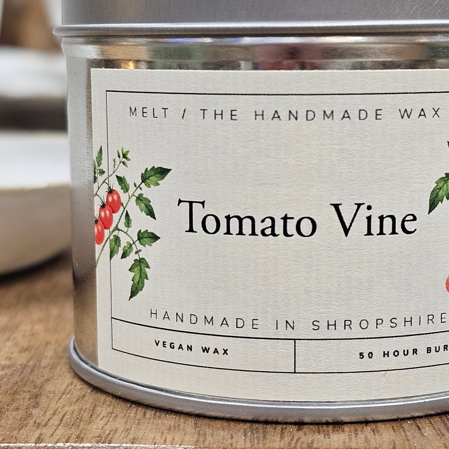 Tomato Vine - Tinned Candle