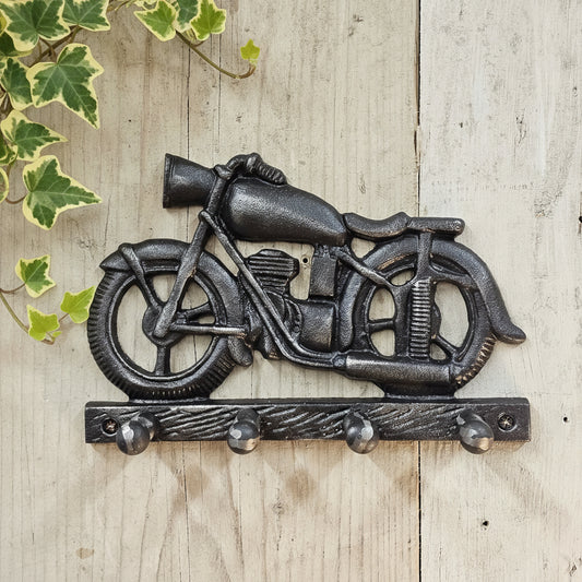 Cast Iron Motorcycle Wall Mounted Hook