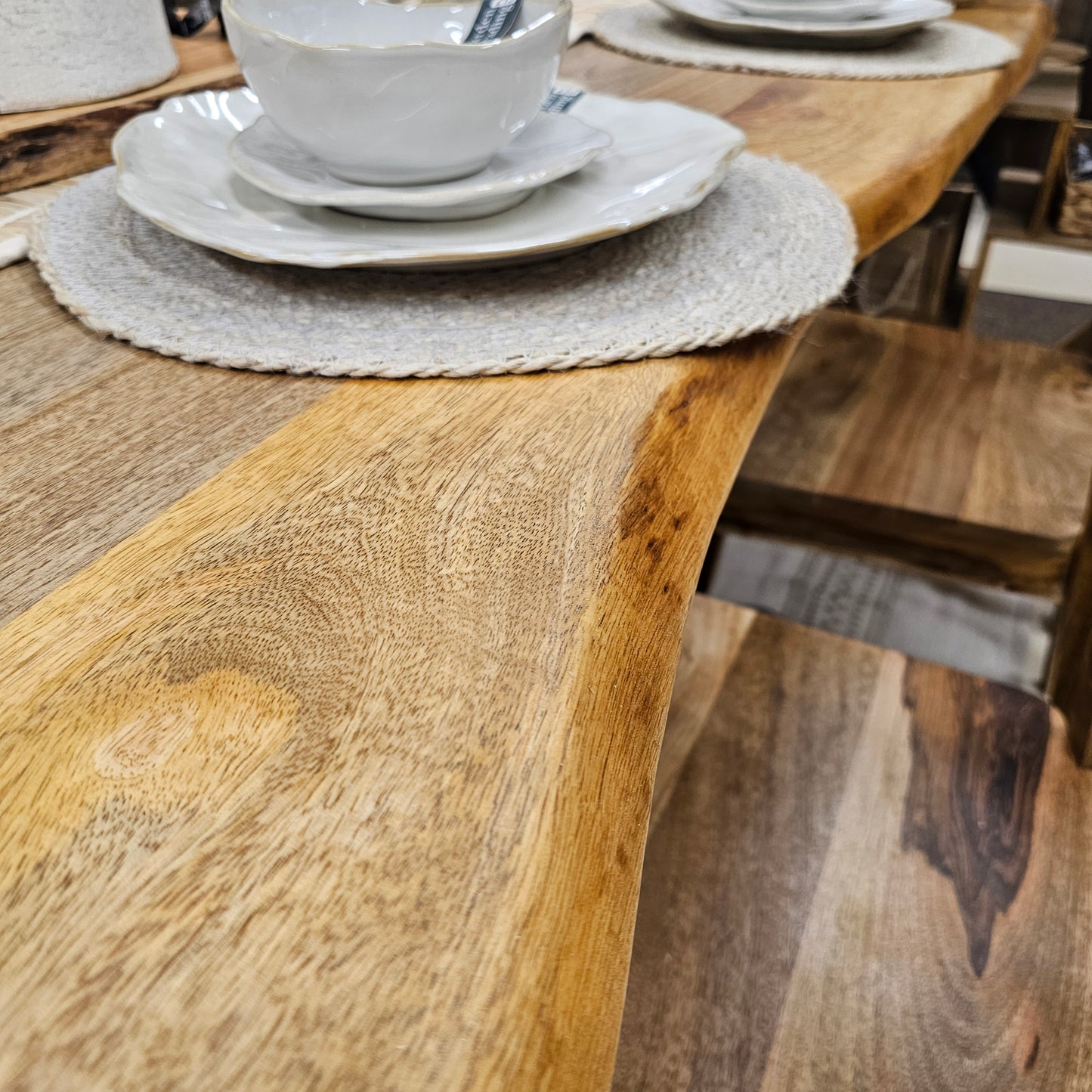 Live Edge Solid Mango Dining Tables