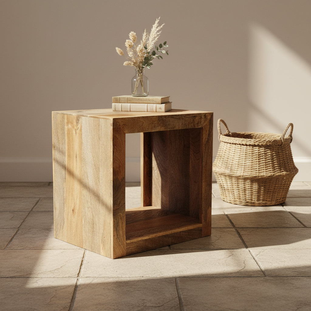 Cubic Mango 1 Hole Table/Shelf