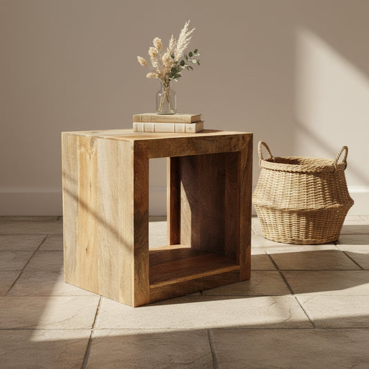 Cubic Mango 1 Hole Table/Shelf