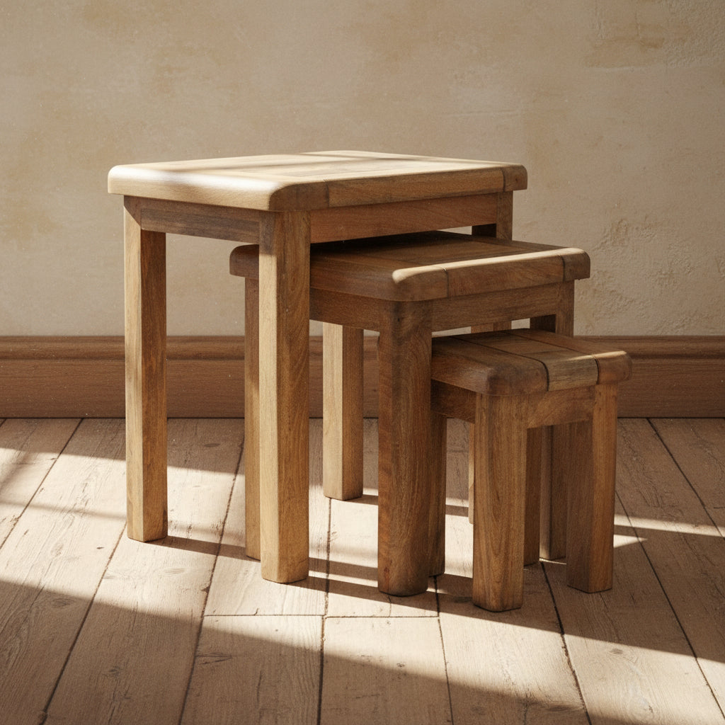 Farmhouse Mango Nest of Tables