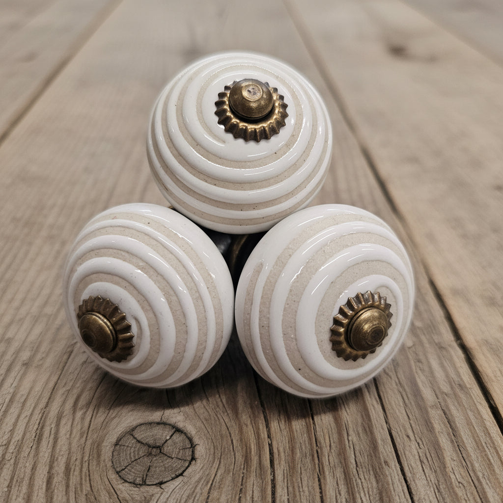 Neutral/Cream Drawer Knobs