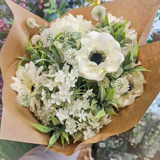 Artificial Bouquet No:017 - Off-Whites