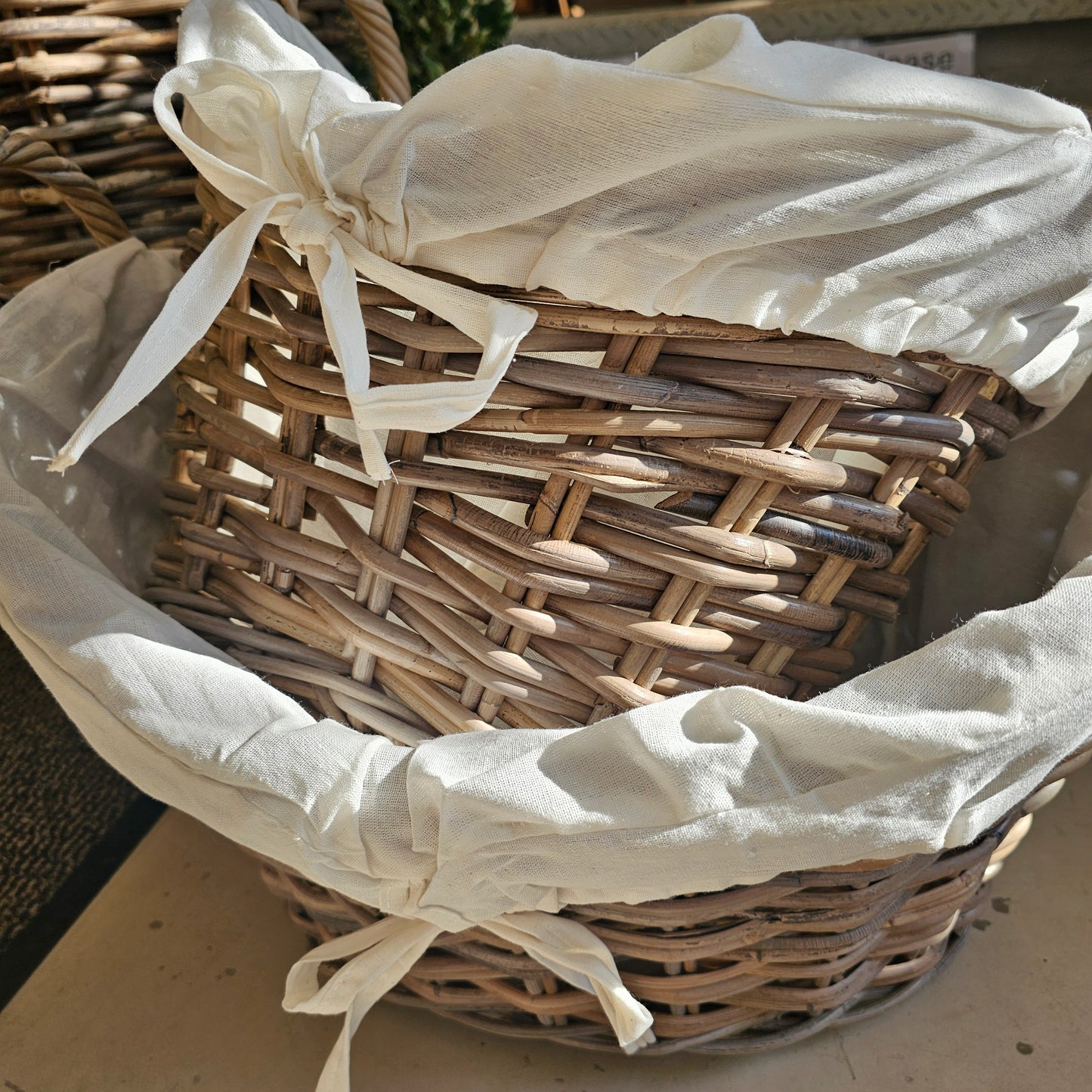 Glenweave Oval Baskets - Cotton Liner