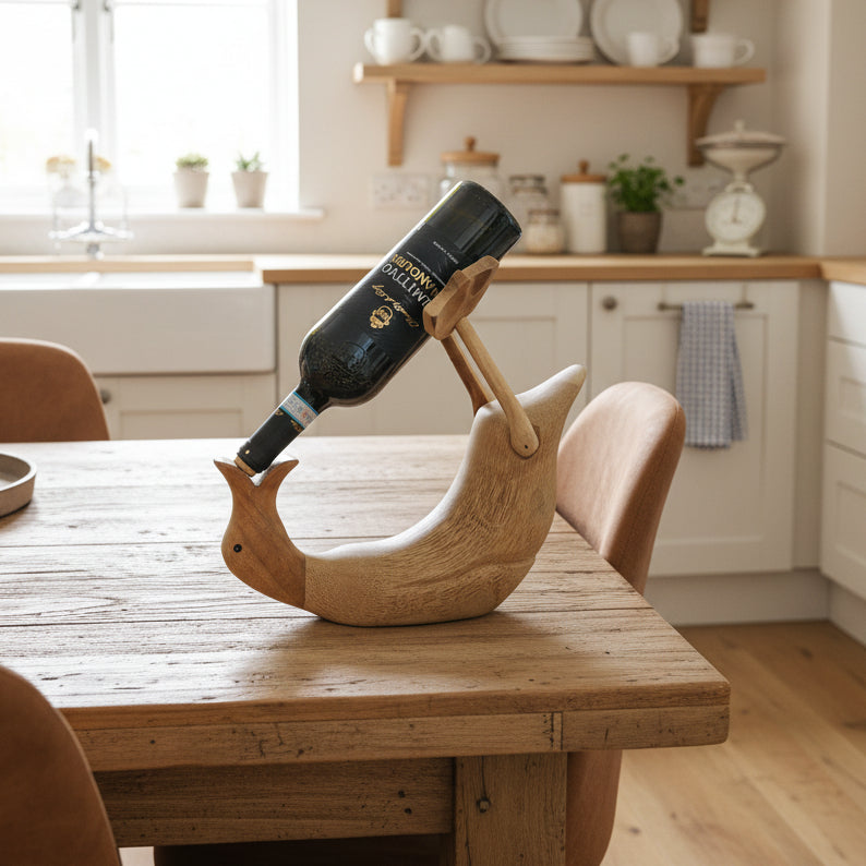 Drunken Duck Wine Bottle Holder