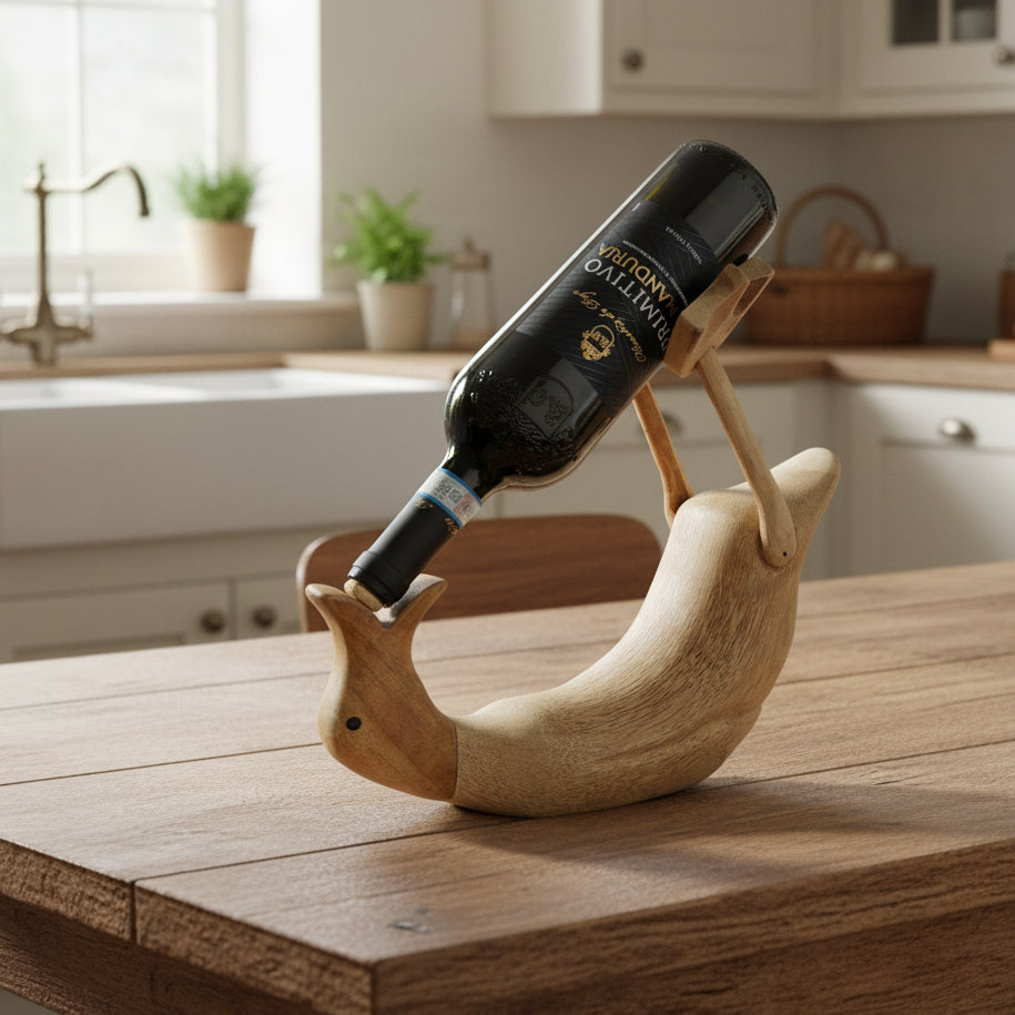 Drunken Duck Wine Bottle Holder