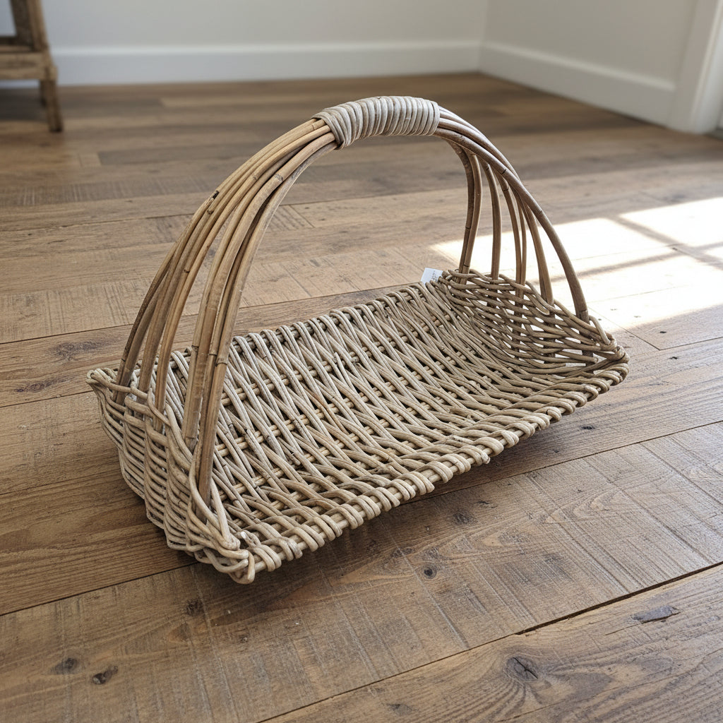 Glenweave Flat Large Flower Basket