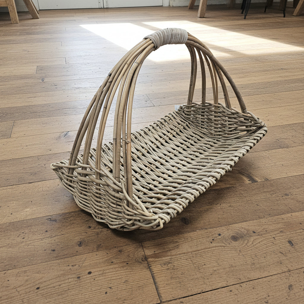 Glenweave Flat Large Flower Basket