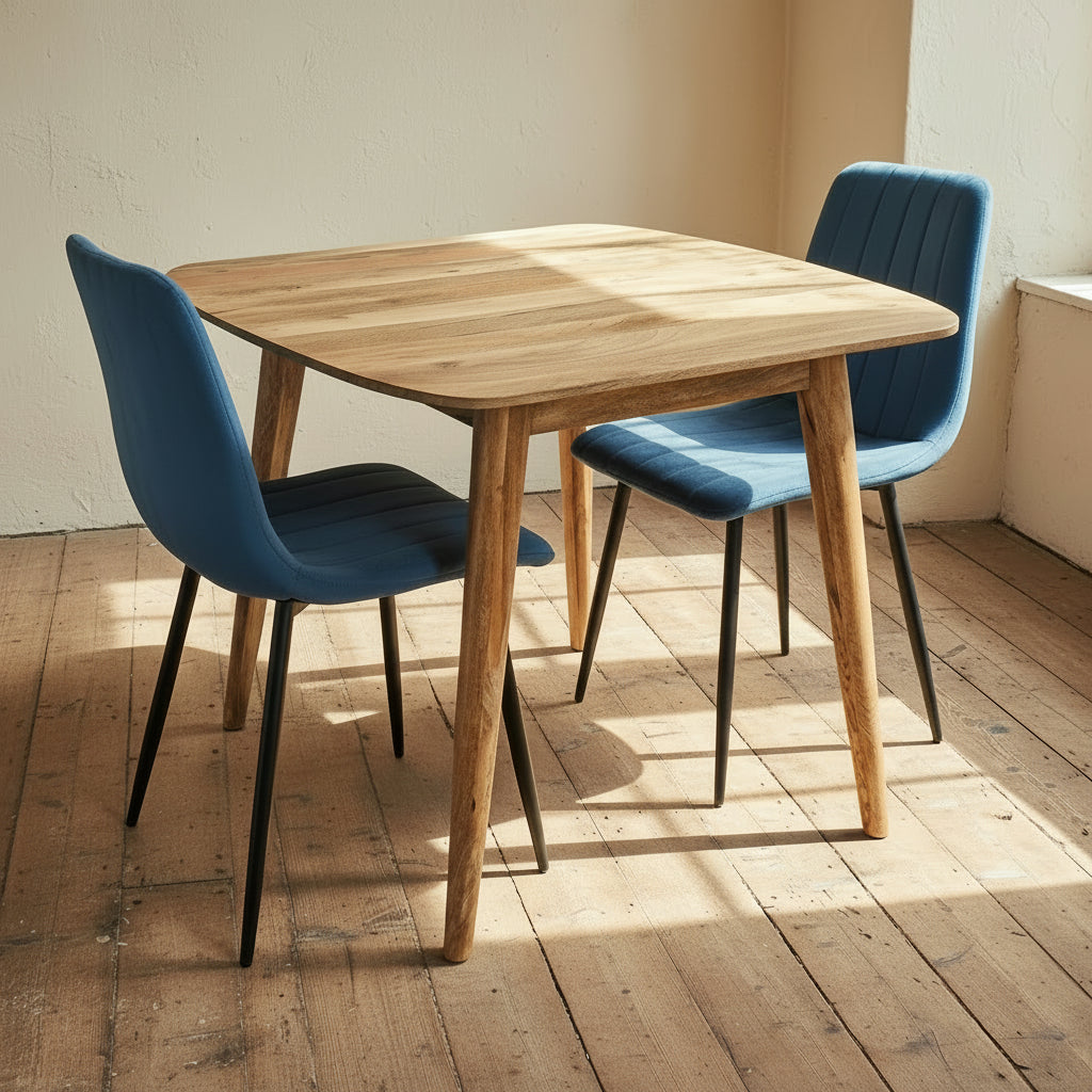 Scandi Mango Dining Table & Chairs - Set Deal