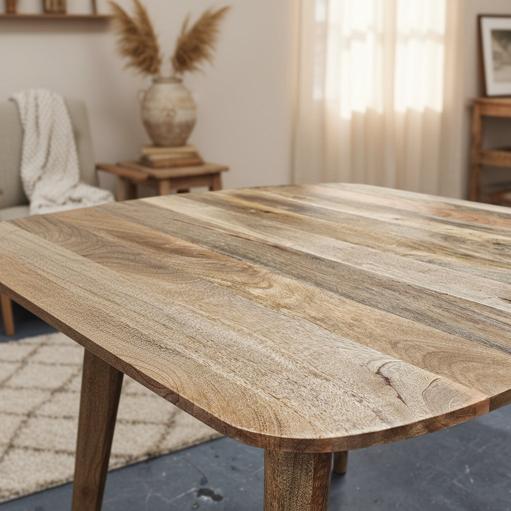 Scandi Mango Dining Table - 90x90cm