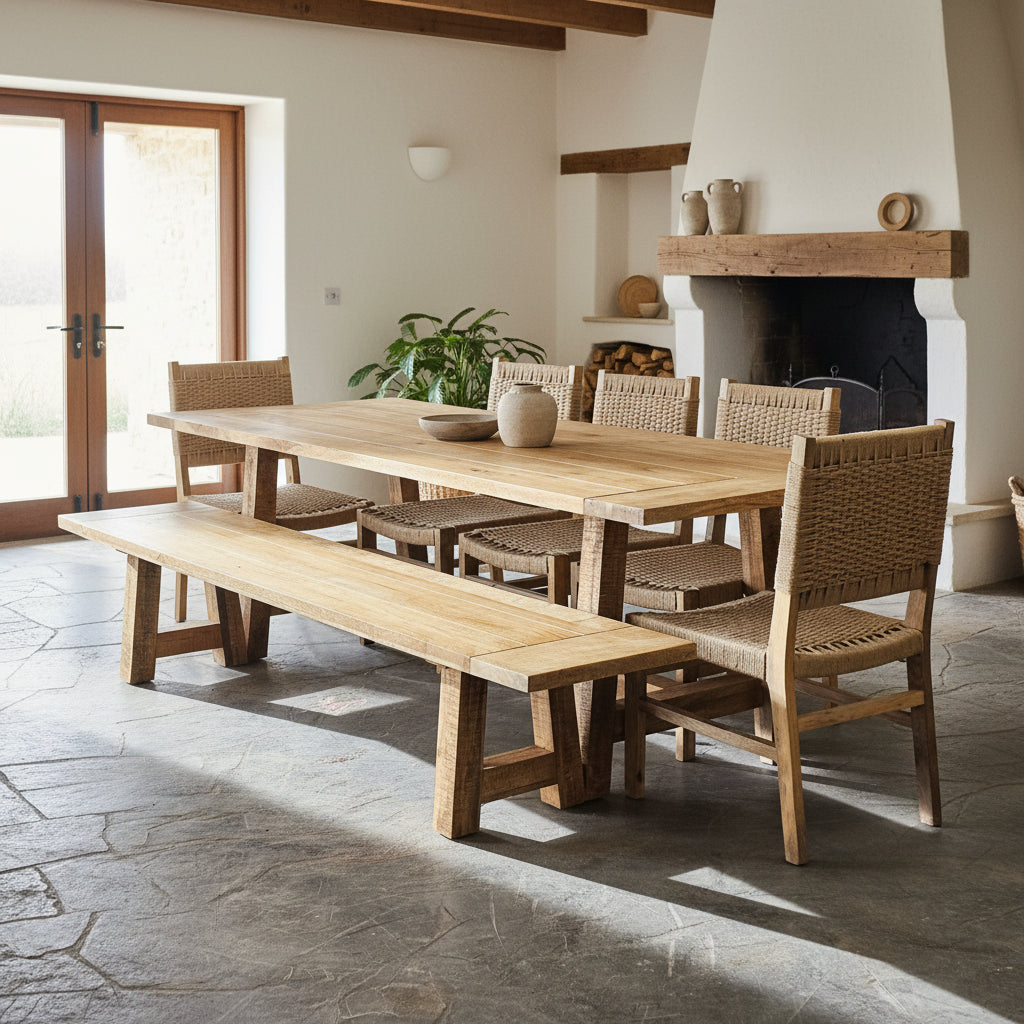 'Severn Mango' 240cm Dining Set Deal