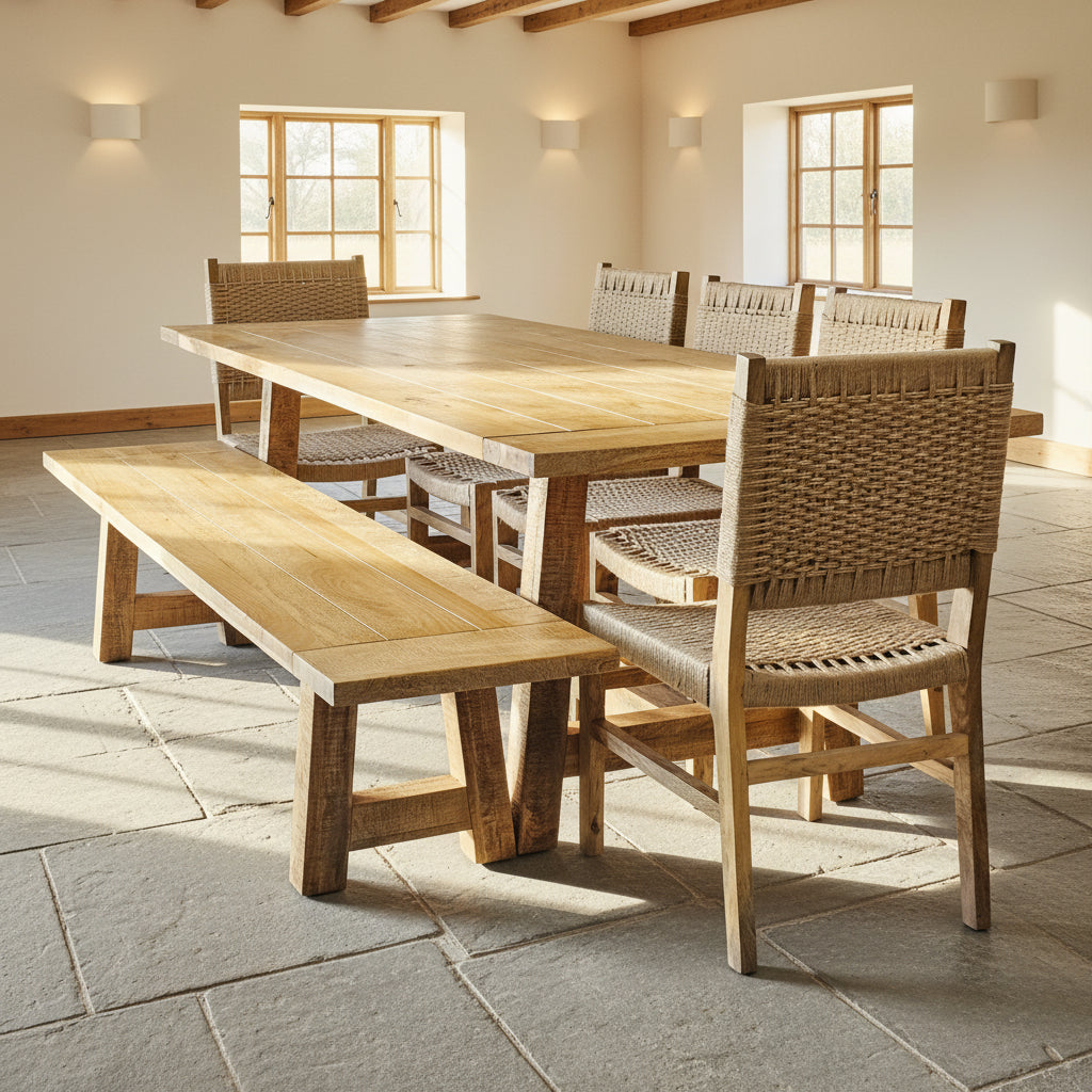 'Severn Mango' 240cm Dining Set Deal