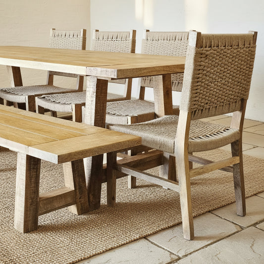 'Severn Mango' 240cm Dining Set Deal