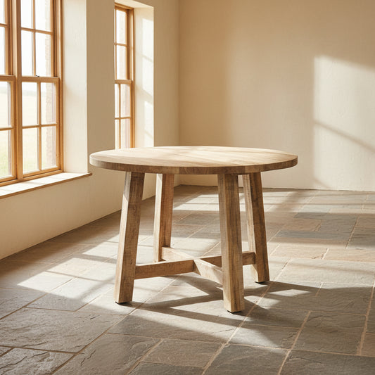 'Severn' Mango 110cm Round Dining Table