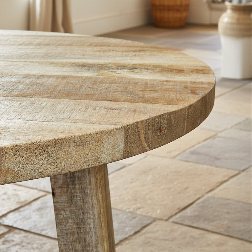 'Severn' Mango 110cm Round Dining Table