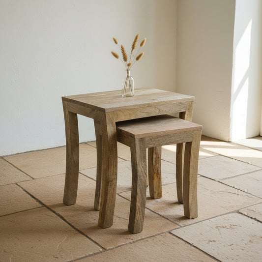 'Severn Mango' Nest of Two Tables