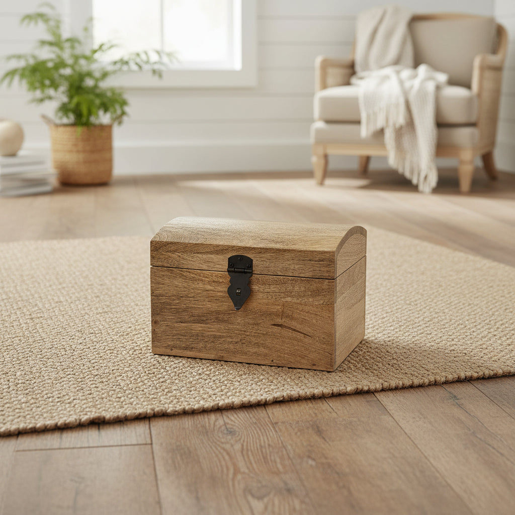 Solid Mango Wooden Treasure Chests