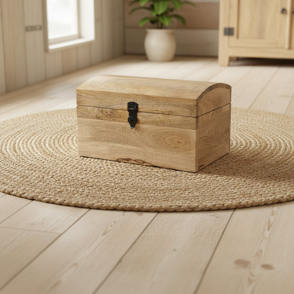 Solid Mango Wooden Treasure Chests
