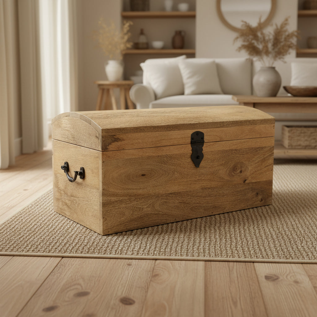 Solid Mango Wooden Treasure Chests
