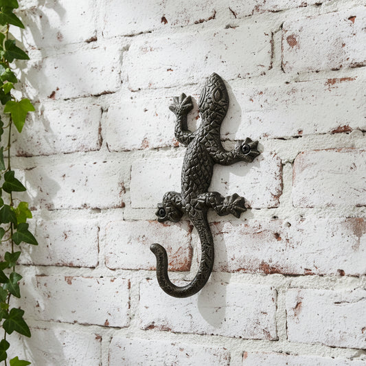 Cast Iron Gecko Hook