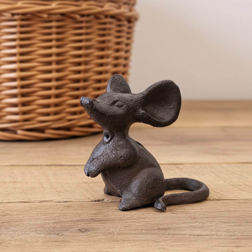 Cast Iron Mouse Ornament