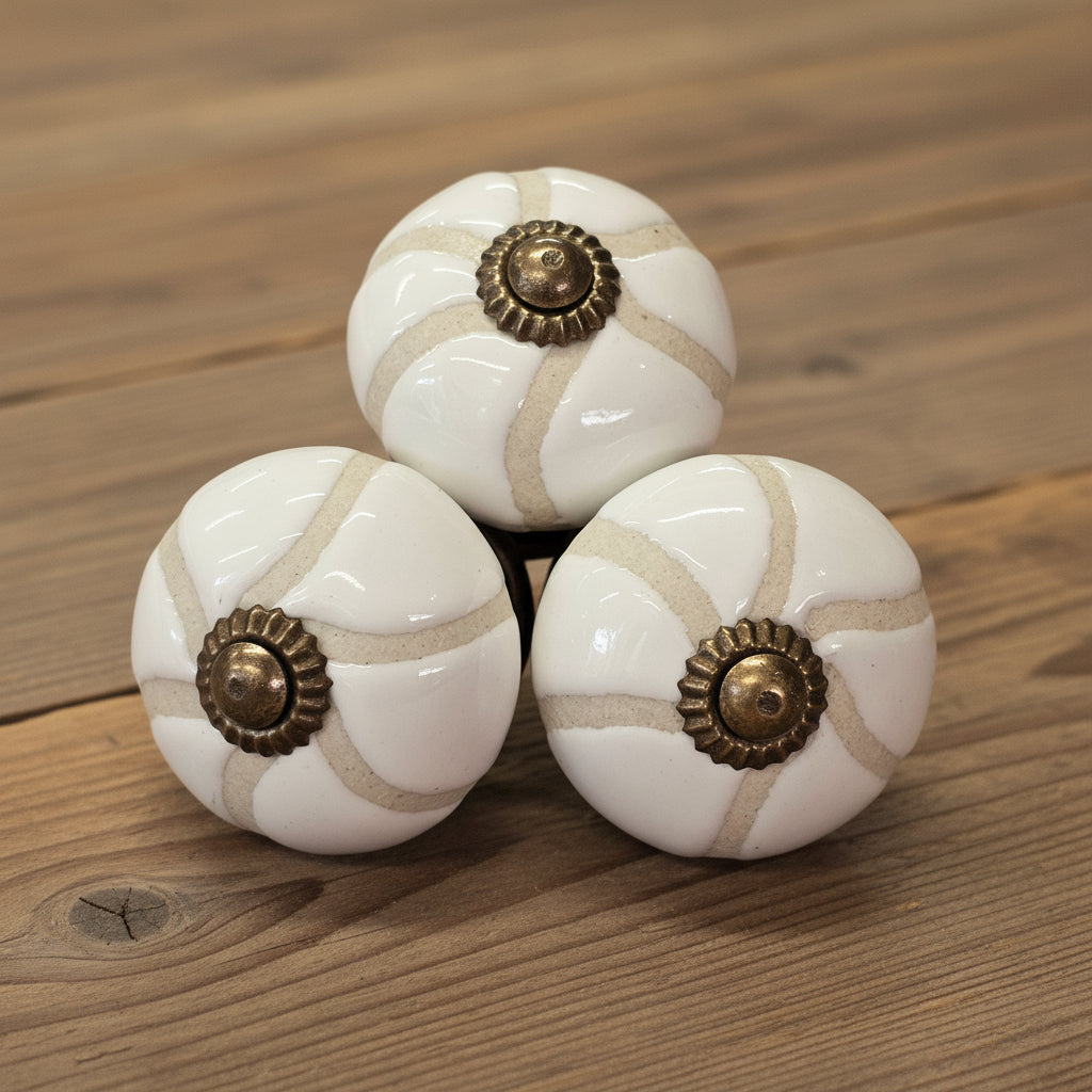 Neutral/Cream Drawer Knobs