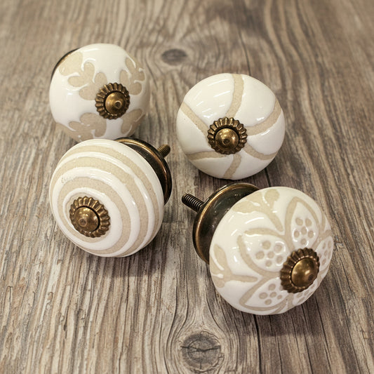 Neutral/Cream Drawer Knobs