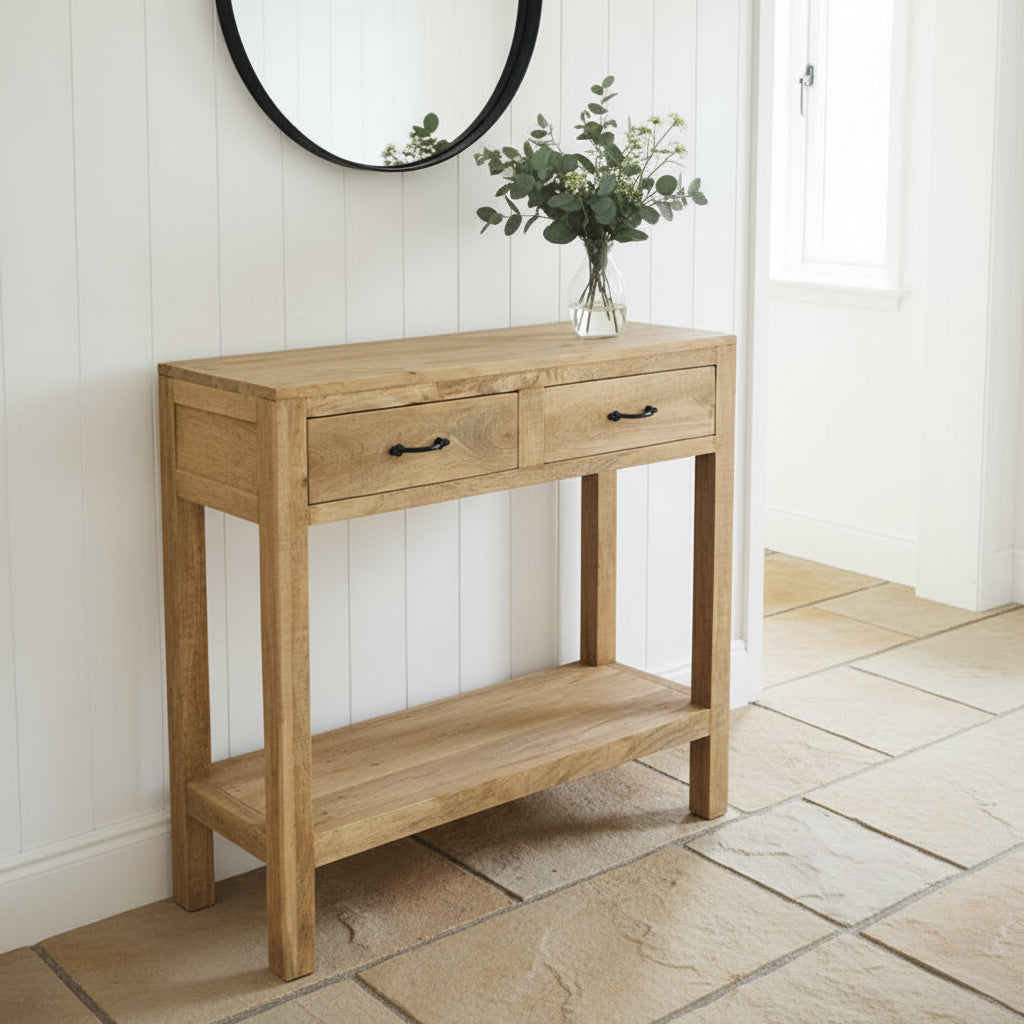 'Severn Mango' 2 Drawer Console