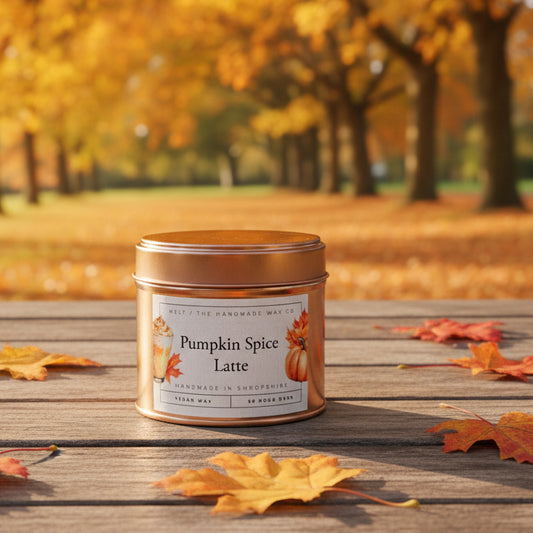 Pumpkin Spice Latte - Tinned Candle