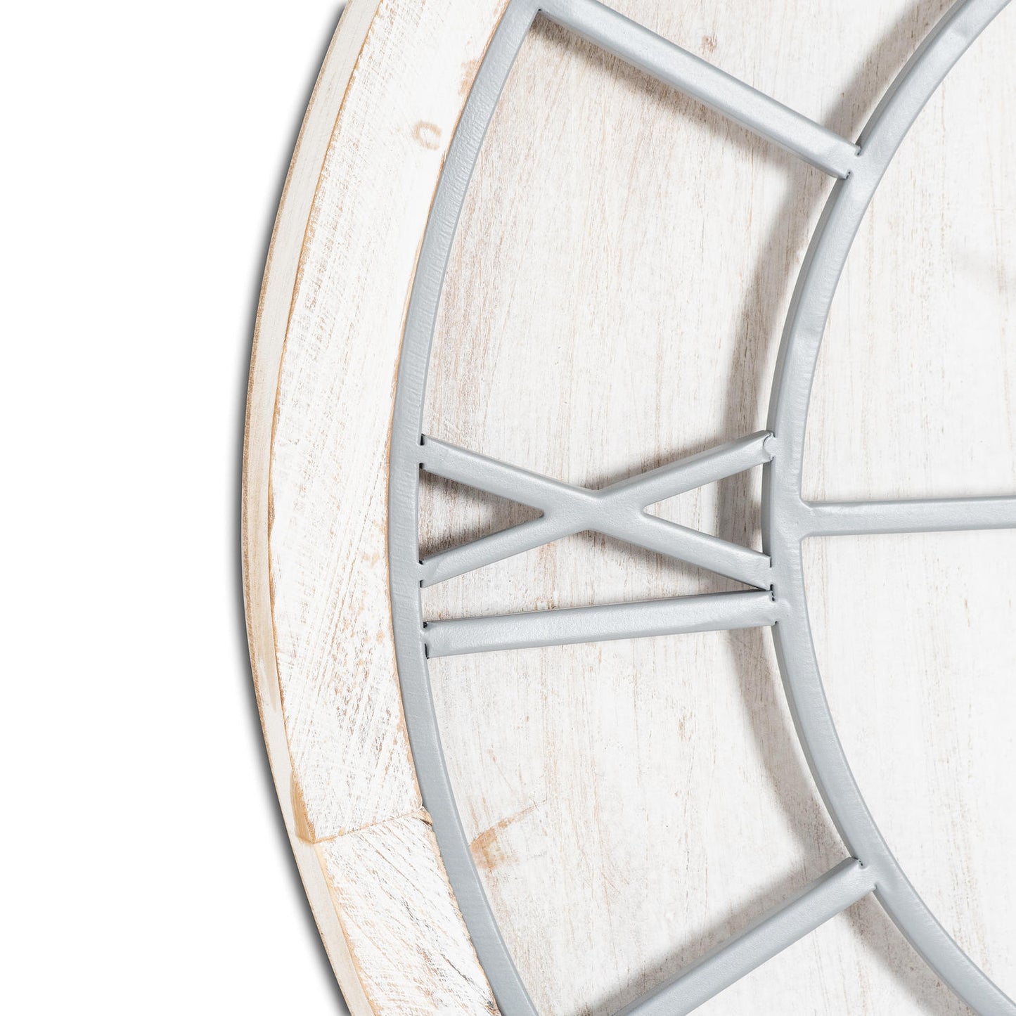 Williston White Wall Clock - 60cm