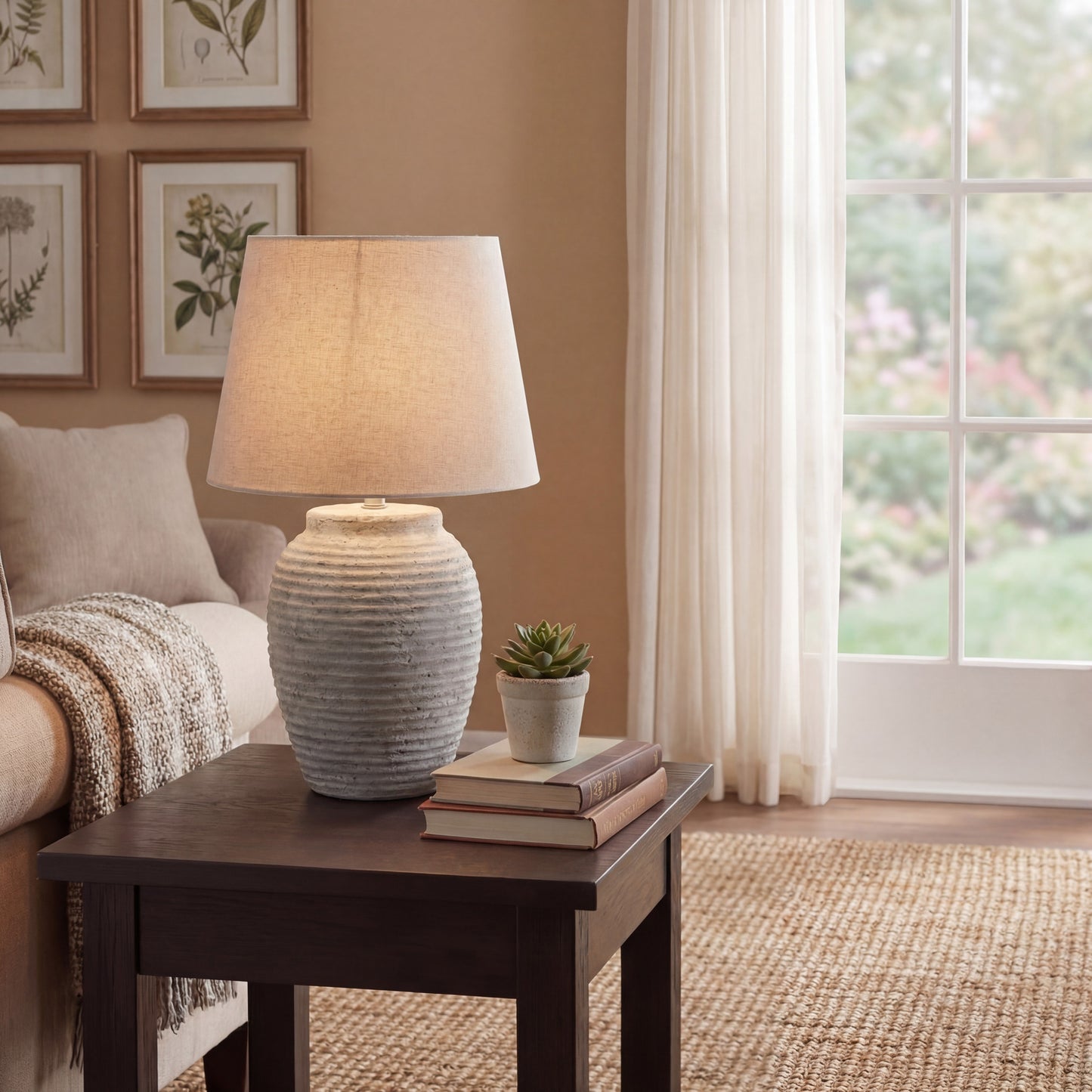 Stone Capri Lamp