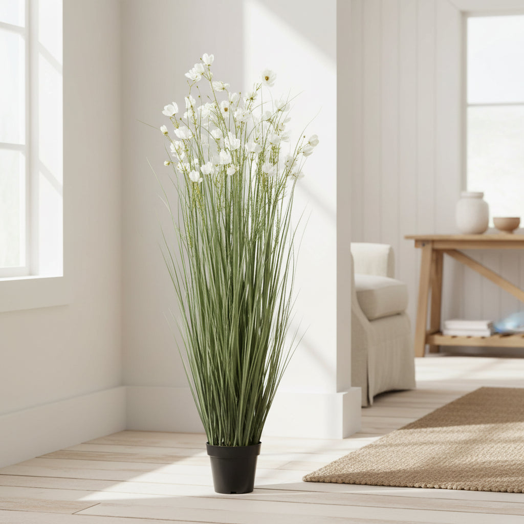 150cm Artificial Meadow Grasses in Pot