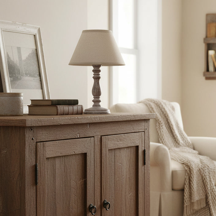 Small Setia Wooden Table Lamp