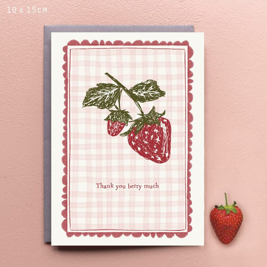 Thankyou Berry Much - Fruity Card