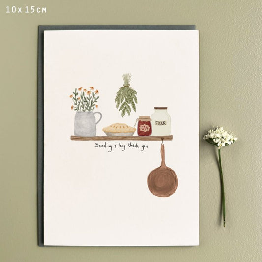 Sending a big thank you - Greeting Card