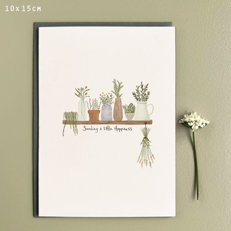 Sending a little happiness - Greeting Card