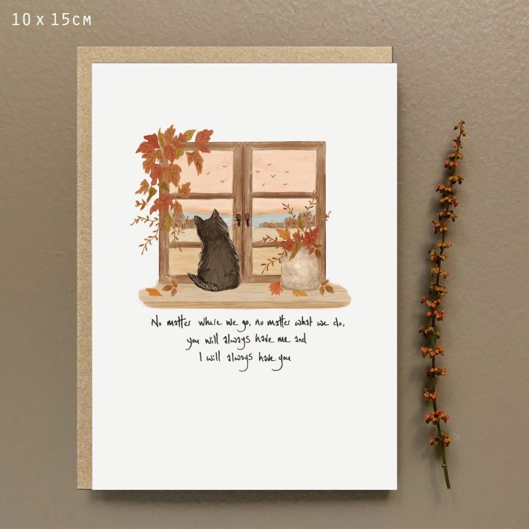No matter where we go... - Greeting Card