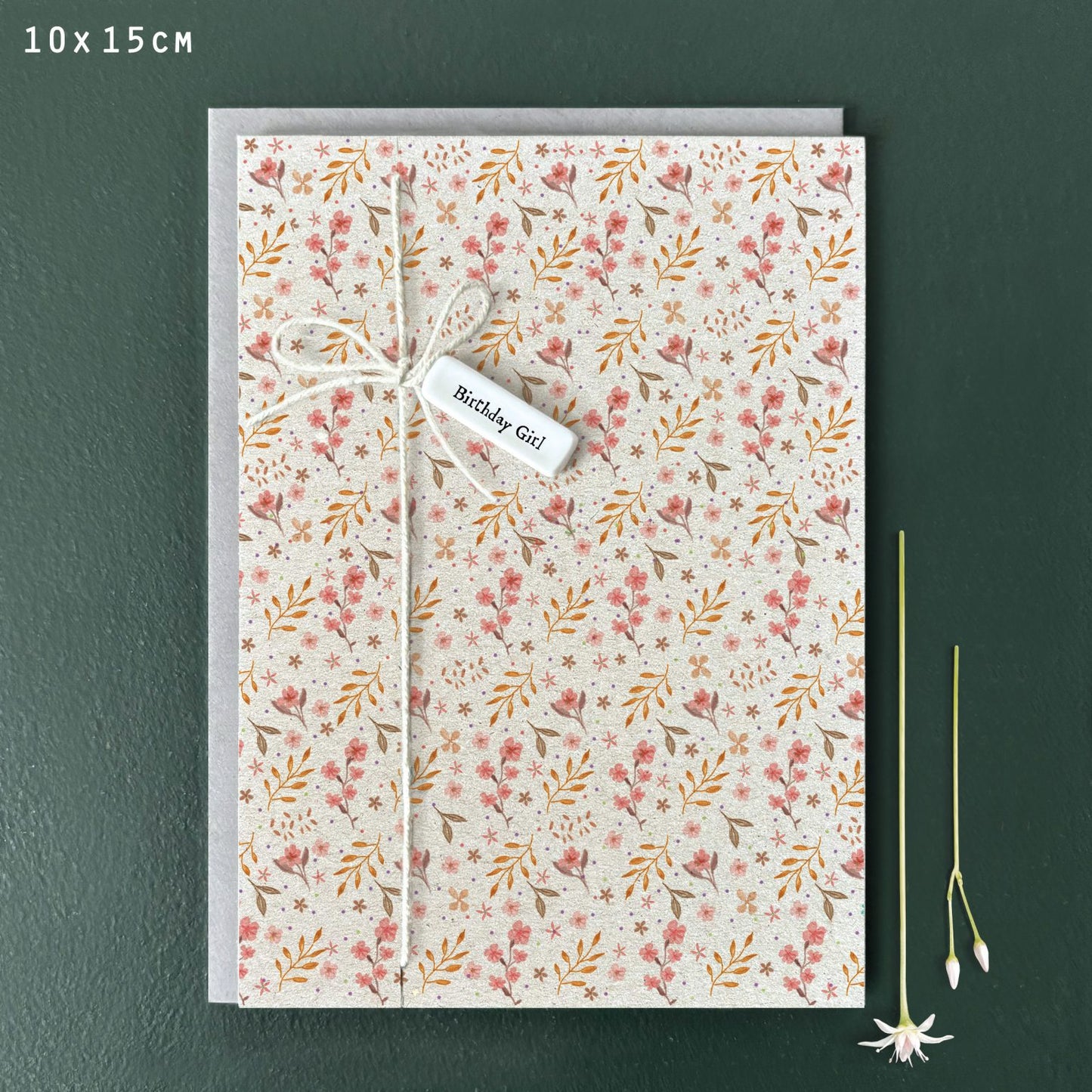 Birthday Girl - Porcelain Tag Card