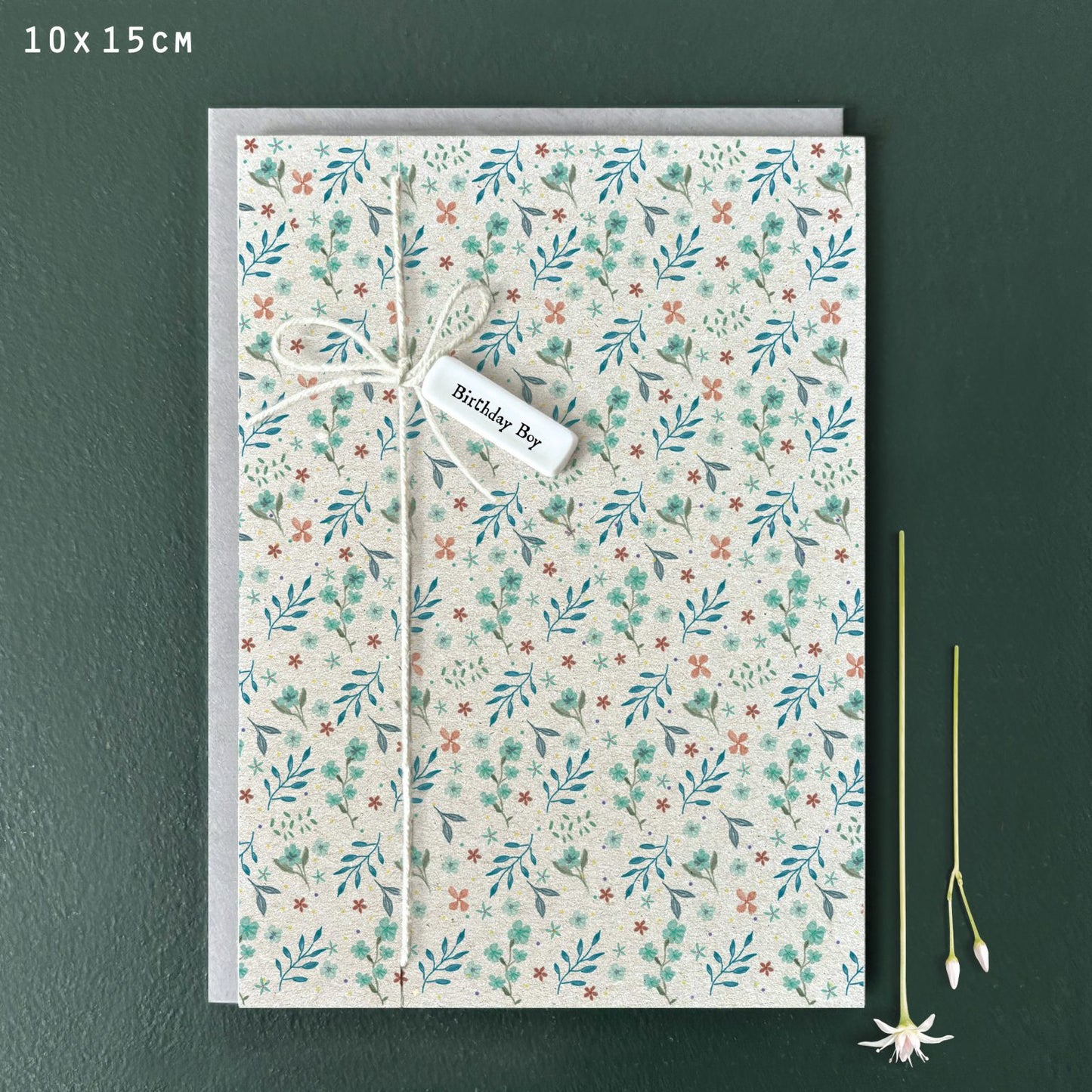 Birthday Boy - Porcelain Tag Card