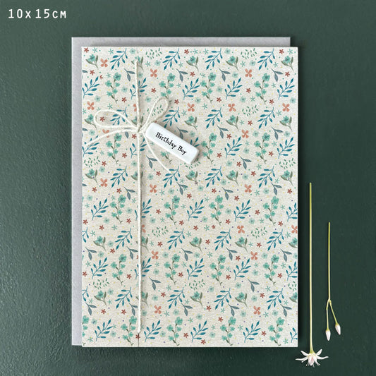 Birthday Boy - Porcelain Tag Card