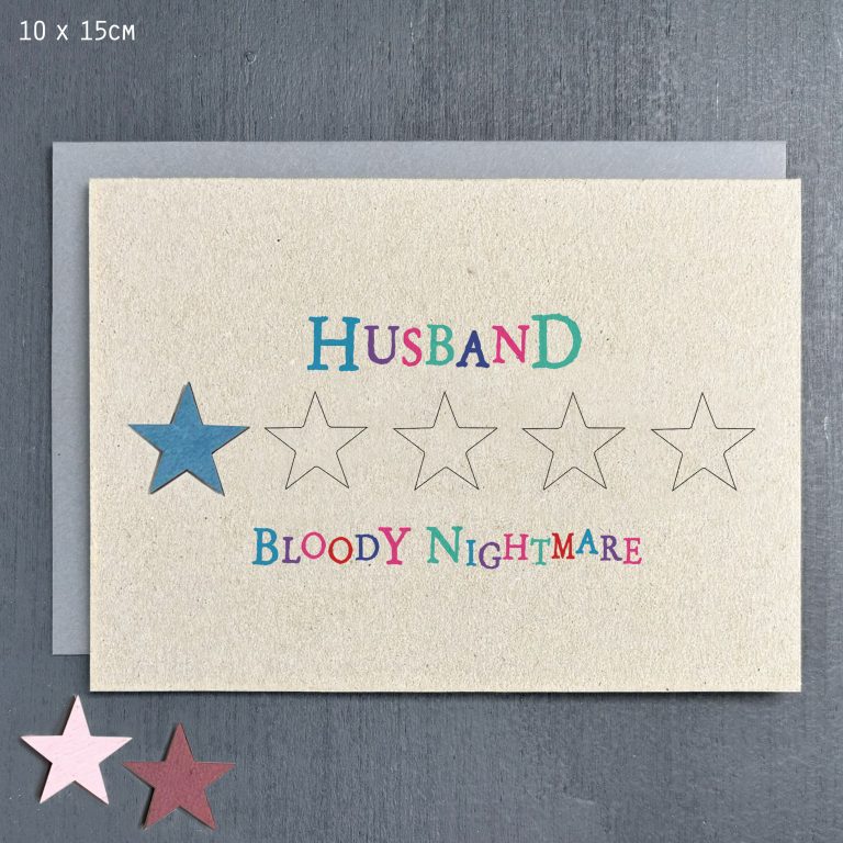 Husband (Bloody Nightmare) - Greeting Card