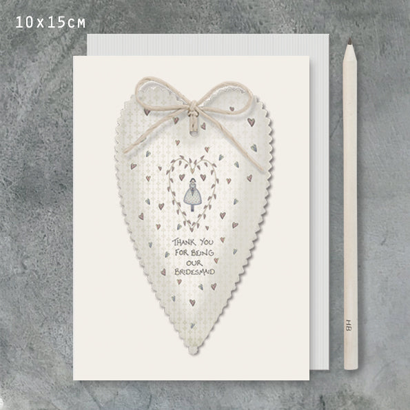 Thank you Bridesmaid - Card