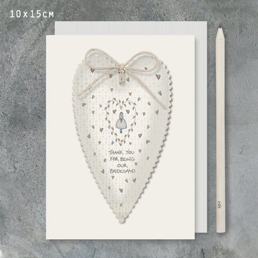 Thank you Bridesmaid - Card