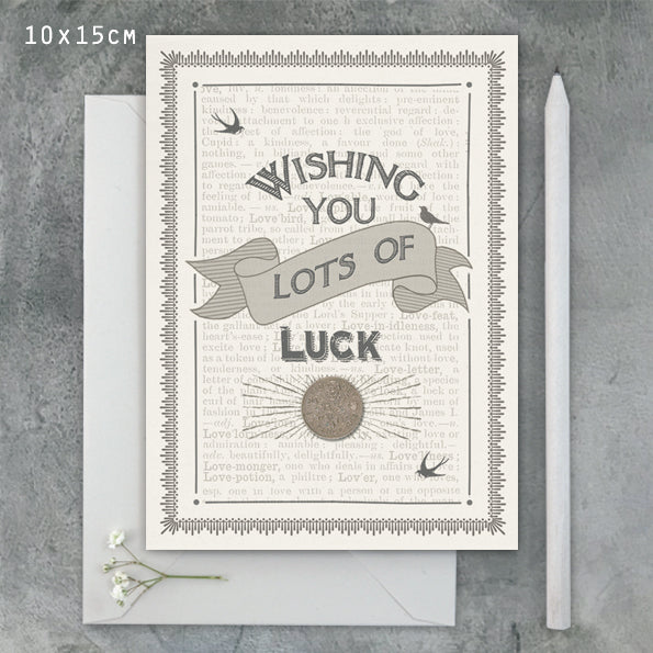 Wishing you luck - Greeting Card