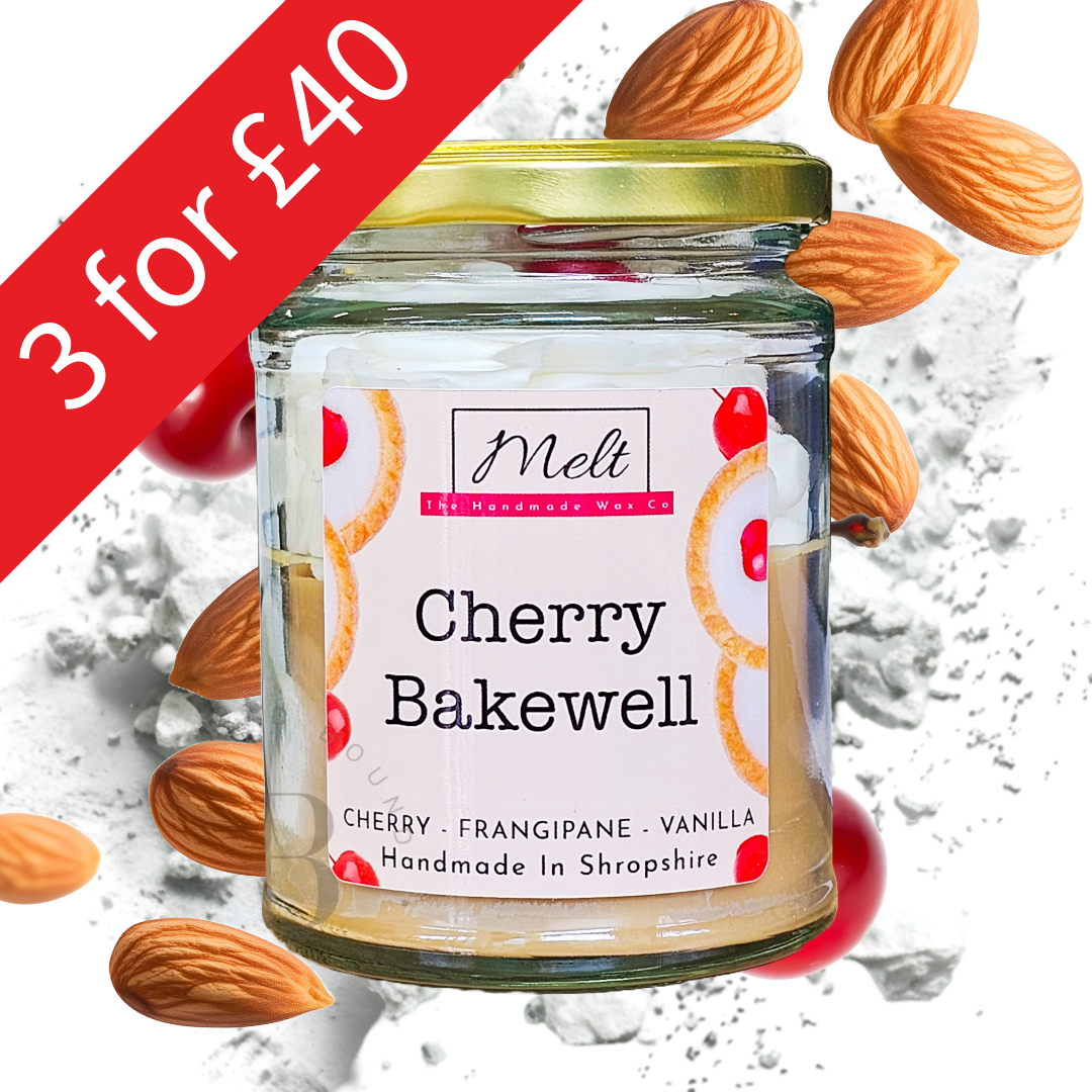Cherry Bakewell - Jam Jar Candle