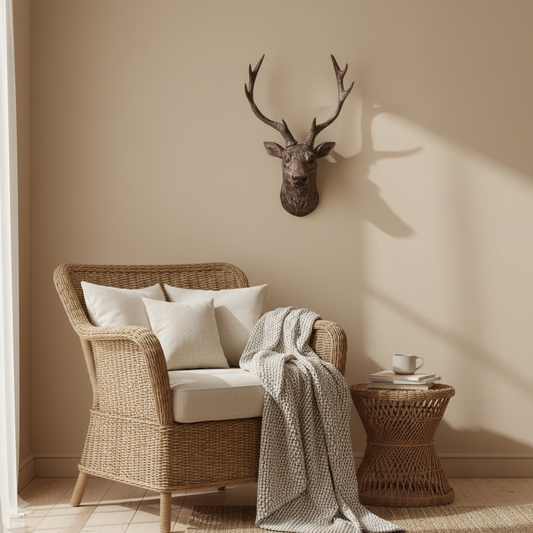 Rustic Stag Head