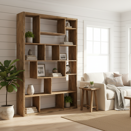 Reclaimed Teak Giant Display Unit