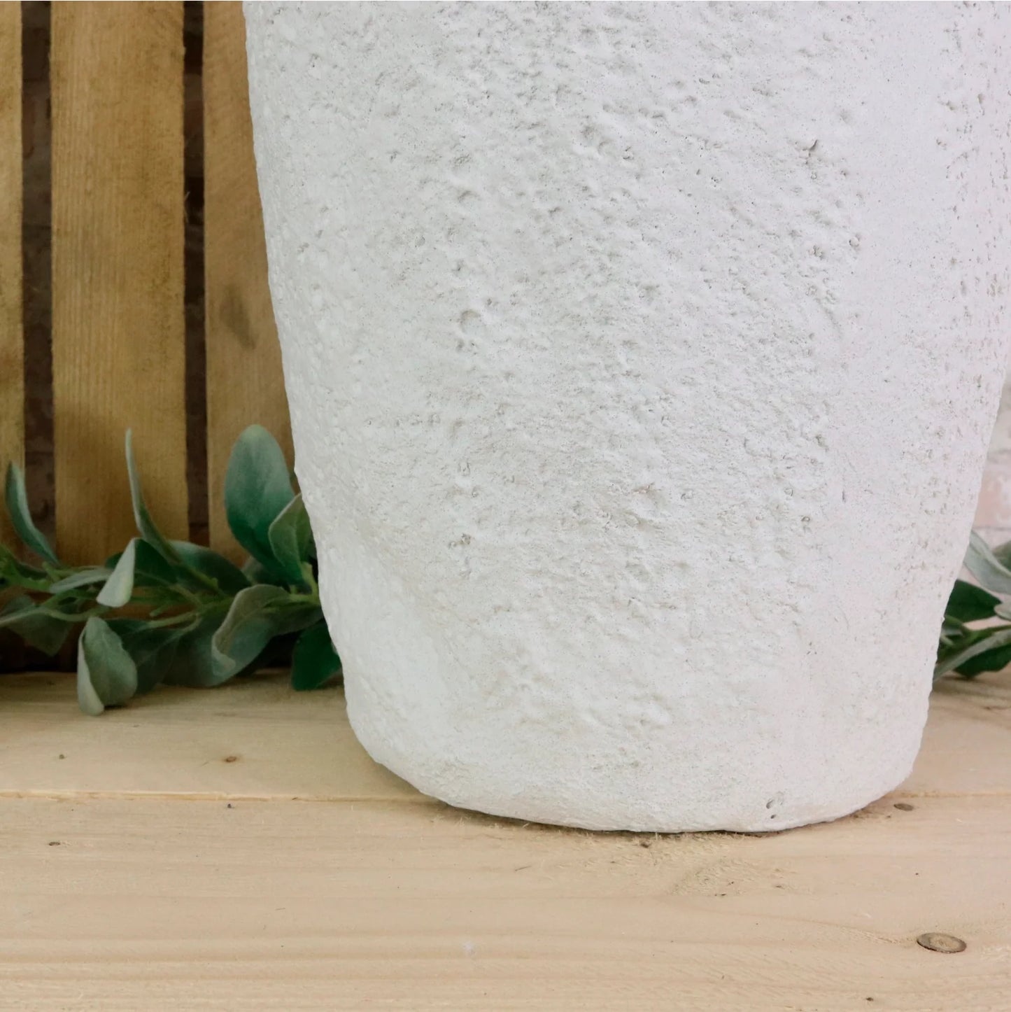 Fibre Clay Textured Large Vase - 52cm