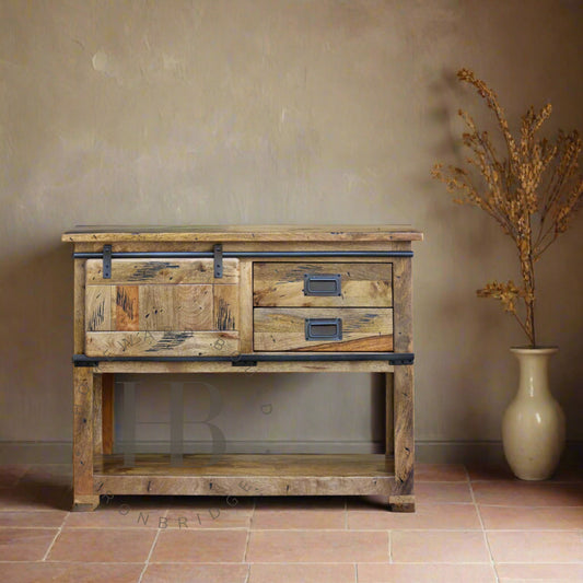 Rustic Mango Console Table